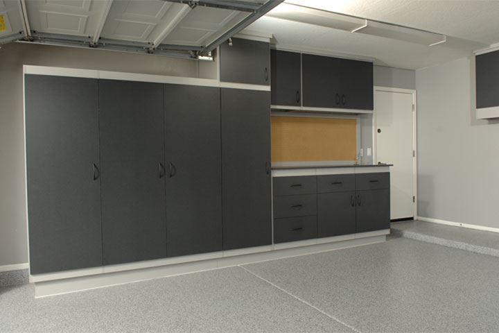 Garage Cabinets Esolutionsaz Modern And Sleek Garage Storage