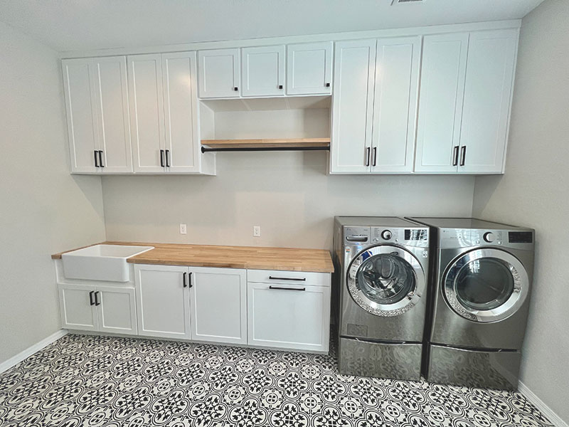 Laundry Room with Farmhouse Sink - Two
