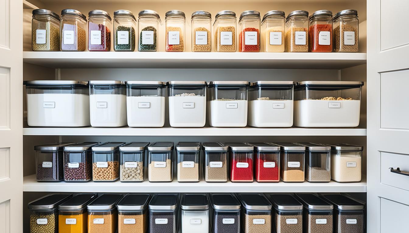 How should your pantry be organized professionally?
