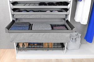 Engage Deep Drawer with Dividers in Slate Gray