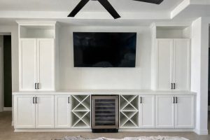 Entertainment Center with Bar Storage