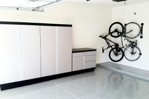 Garage Accessories - Bike racks free up floor space