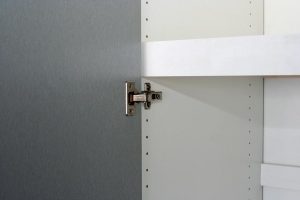 Garage Cabinets - Concealed hinges and heavy duty adjustable shelves