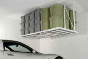 Garage Overhead Storage Rack - 96 x 48 Ceiling Storage Unit