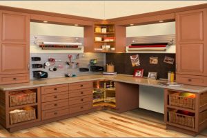 Hobby Room - Custom cabinetry and wall storage for the dream craft station