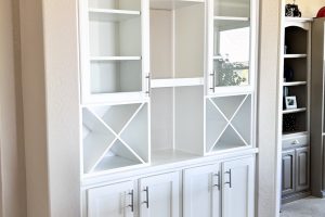Wine Bar Built into Nook
