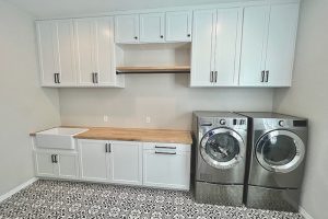 Laundry Room with Farmhouse Sink - Two