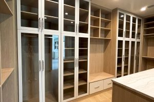 Two Toned Closet of Stone Beige and Endless Elm 4