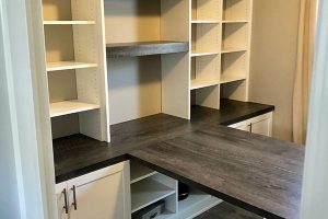 Home Office with Barnwood Countertop