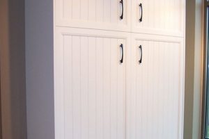 White Murphy Bed with Shaker Door Front